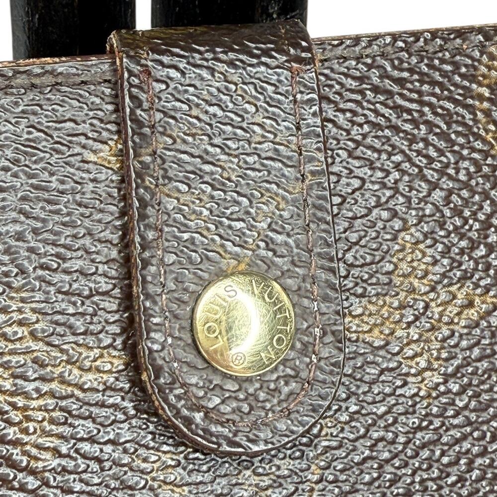 Louis Vuitton Monogram Kisslock Wallet And LV Box Authentic Vintage - Picture 10 of 16